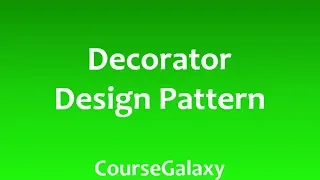 Decorator Design Pattern