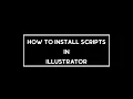 How to install fillinger script in Illustrator Adobe Illustrator Tutorial