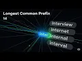 Leetcode 14 longest common prefix NeetCode 250 Python Variants