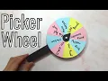DIY How to Make a Spinning Wheel using paper Picker Wheel For Your Dilemma