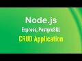 Node js PostgreSQL CRUD example Rest APIs with Express Sequelize