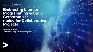 Embracing Literate Programming without Compromise nbdev for Collaborative Projects