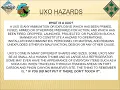 Fort Carson Pinon Canyon Maneuver Site UXO Safety Brief