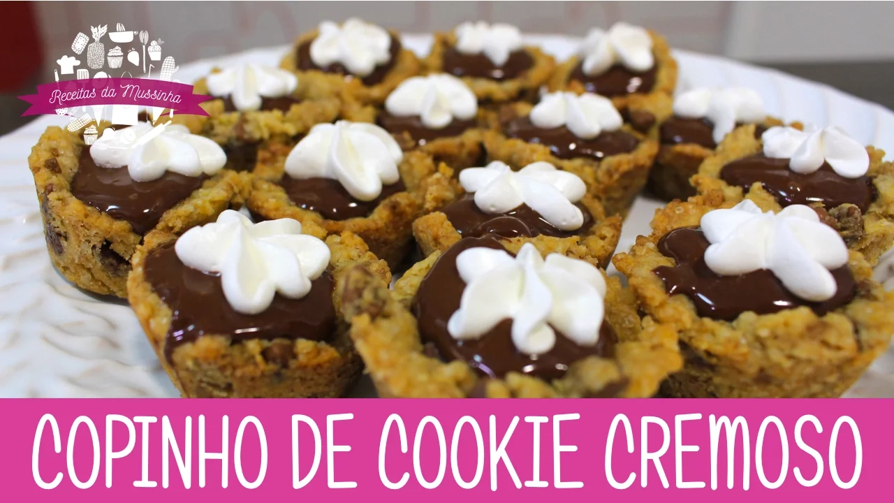 COPINHO DE COOKIE CREMOSO EPISÓDIO 145 RECEITAS DA MUSSINHA