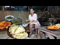 Download Lagu COOKING FRIED LEMON VEGETABLES AND RISOL FILLED WITH MENDOAN FRIED CHICKEN