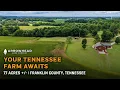 LAND FOR SALE Tennessee Farm with Home Barns Pastures Franklin County