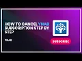 How to Cancel YNAB Subscription Step by Step