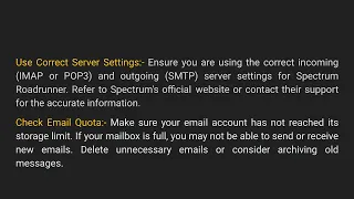 How to Fix Spectrum Roadrunner webmail Sending and Receiving issue