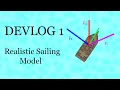 Unity Devlog 1 - Realistic Sailing Model