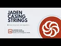 SOLVED EXPLAINED Jaden Casing Strings JavaScript Data Structure Algorithm