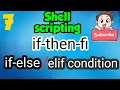 conditional statements in shell script With Live examples 2021