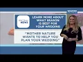 Mother Nature wants to help plan your wedding