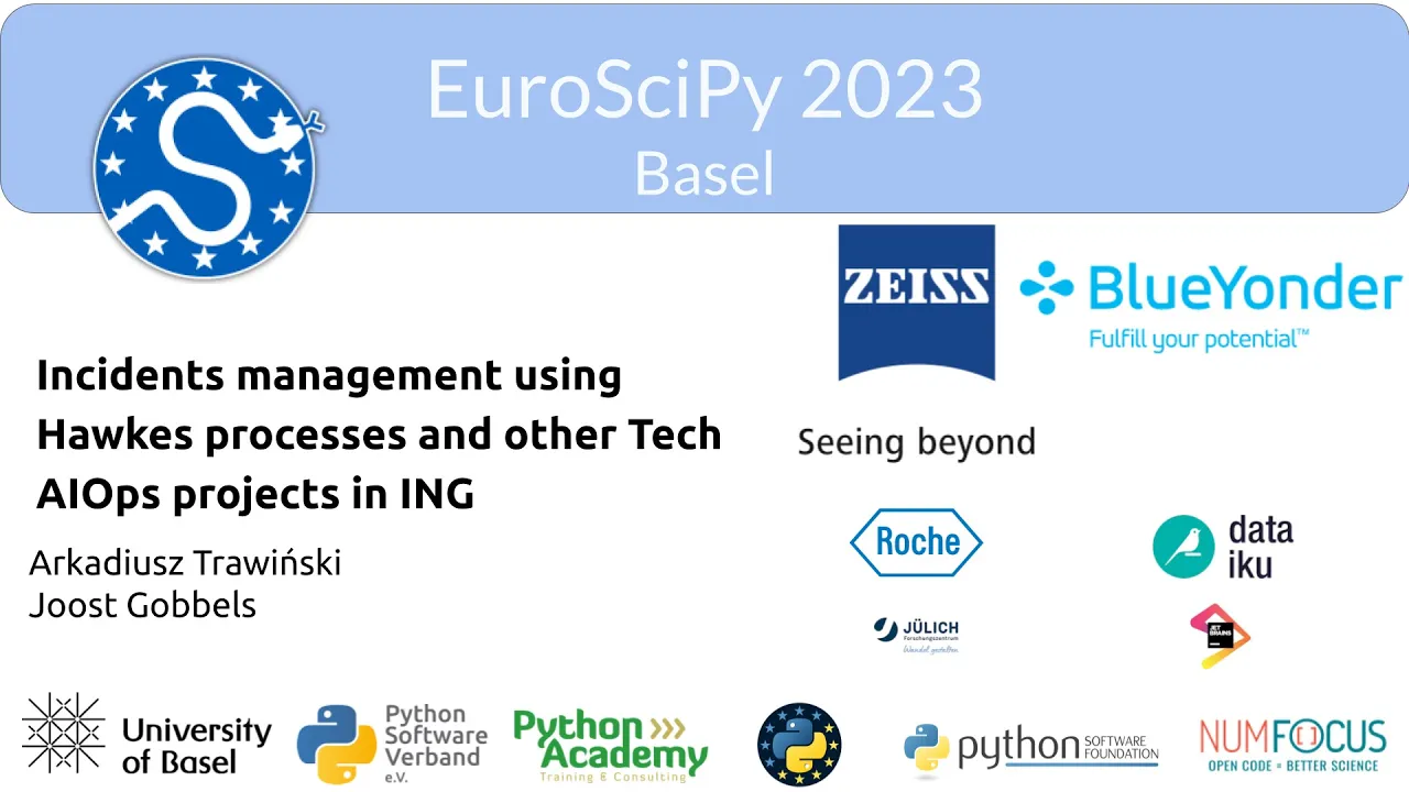 Image from Incidents management using Hawkes processes and other Tech AIOps projects in ING