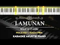 Lamunan - Wahyu F Giri ( KARAOKE PIANO - MALE KEY  )