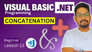 VB Net Concatenation Operator Operator For Concatenation of Strings Integers in Visual Basic