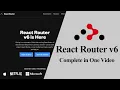 React Router v6 Complete in One Hindi