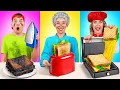 Download Lagu Tantangan Masakanku vs Nenek | Gadget Dapur dan Hacks Pengasuhan Anak oleh Multi DO Challenge