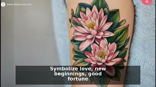16 Stunning July Birth Flower Tattoo Designs 2023