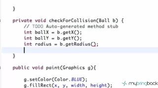 Learn Java 2 12 Game Applet Collision Detection Basics