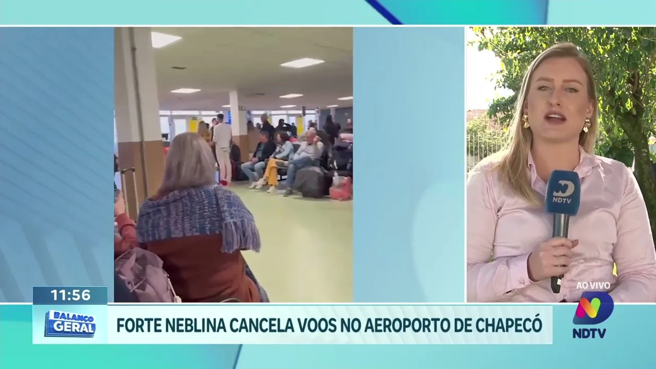 Aeroporto de Chapecó: Sete Voos Cancelados Devido ao Mau Tempo