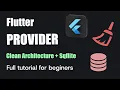 Flutter App with CLEAN ARCHITECTURE PROVIDER Full Step-by-Step Guide Master State Management