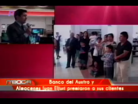 Banco del Austro y Almacenes Juan Eljuri premiaron a sus clientes