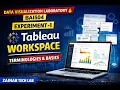 Experiment-1 Data Visualization Laboratory BAI504 Tableau Workspace Terminologies Basics VTU