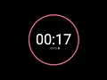 17 Second Countdown Timer iPhone Timer Style