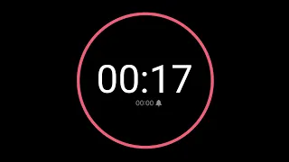 17 Second Countdown Timer iPhone Timer Style