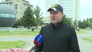 В Омске проездом побывал путешественник из Америки