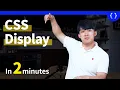 CSS Display explained in 2 minutes Basics of CSS by CodeON Jason K