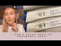 False Positive Pregnancy Test Day In The Life Vlog