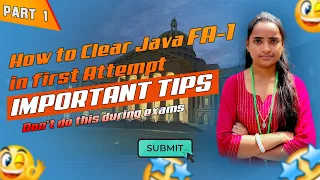 How to clear Java FA-1 INFOSYS Tips and preparation plan