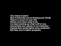 august Burns Red - Ancestry ft. Jesse Leach (lyrics)