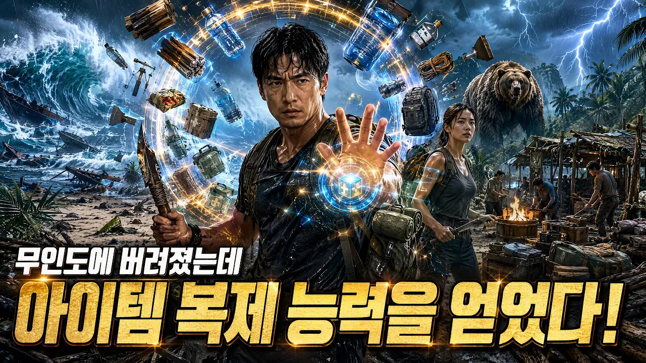 쓰나미로 무인도에 버려진 순간, 모든 것을 복제하는 시스템이 깨어났다