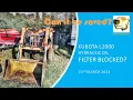 Kubota L2000 oil filter removal and clean up - Can he fix it