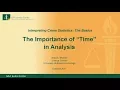 The Importance of Time in Analysis Interpreting Crime Statistics The Basics