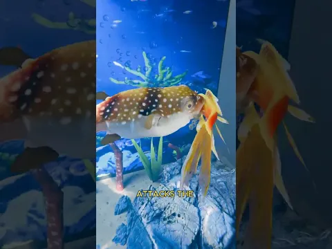 How Mother Goldfish Protected Her Babies 🐟🐠 #shorts #viral #fyp