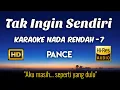 Download Lagu Pance - Tak Ingin Sendiri (Karaoke Lower Key Nada Rendah HD HQ -7)