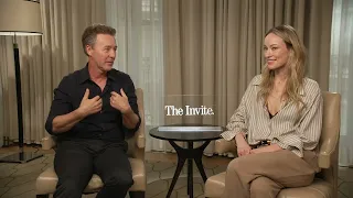 the invite interview with olivia wilde u0026 edward norton