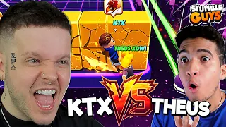 🔥BATALHA DE TIME DOS YOUTUBERS NO STUMBLE GUYS! ‹ KHORTEX ›