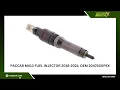 Paccar MX13 Fuel Injector 2018-2021 OEM 2047600PEX