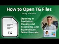 How to Open TG Files TuxGuitar Tablature