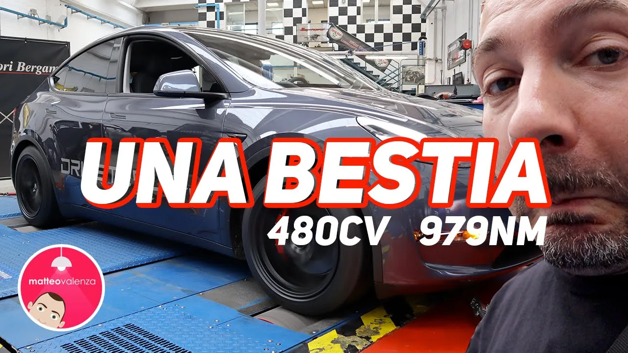 Tesla Model Y Performance al banco: 478 CV e 979 Nm misurati