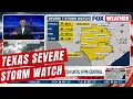 Round Of Severe Storms With Large Hail Slam Texas Millions Across South Into Tonight