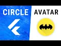 Flutter CircleAvatar Widget