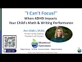 I Can t Focus When AD Impacts Your Child s Math Writing Performance