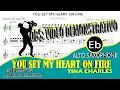 Lagu Tina Charles - You Set My Heart On Fire - Alto Sax Eb (video score)
