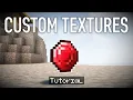 Add Custom Textures To Minecraft Using Custom Model Data Tutorial