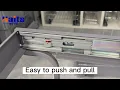 Kitchen Pull out Built-in Waste Bin with Soft Slide